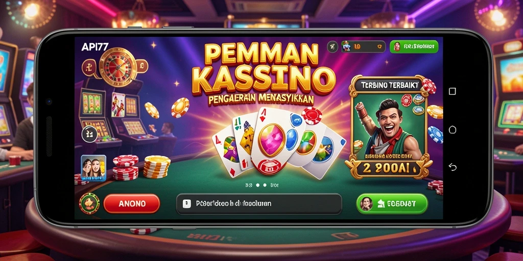 Tampilan gameplay Kasino yang menarik dan mengasyikkan di API77.