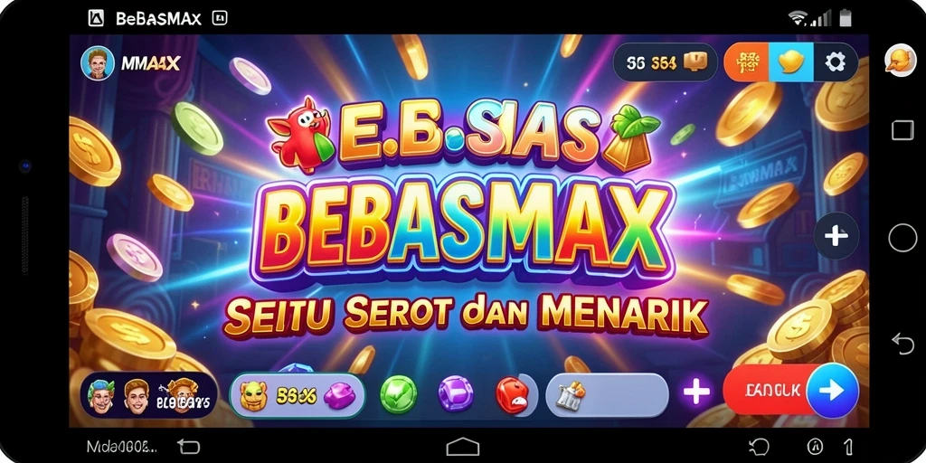Tampilan gameplay seru dan inovatif dalam BEBASMAX.