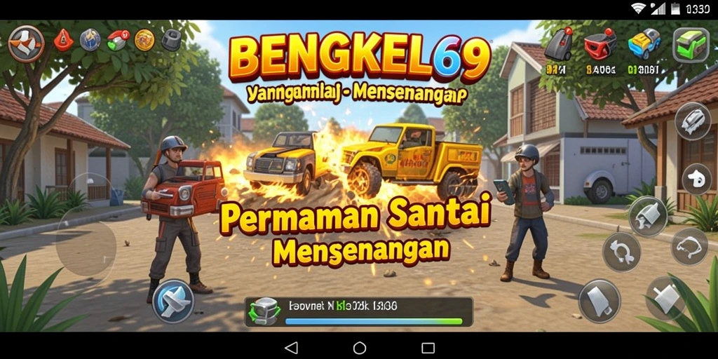 Tampilan gameplay BENGKEL69 yang menarik dan interaktif.