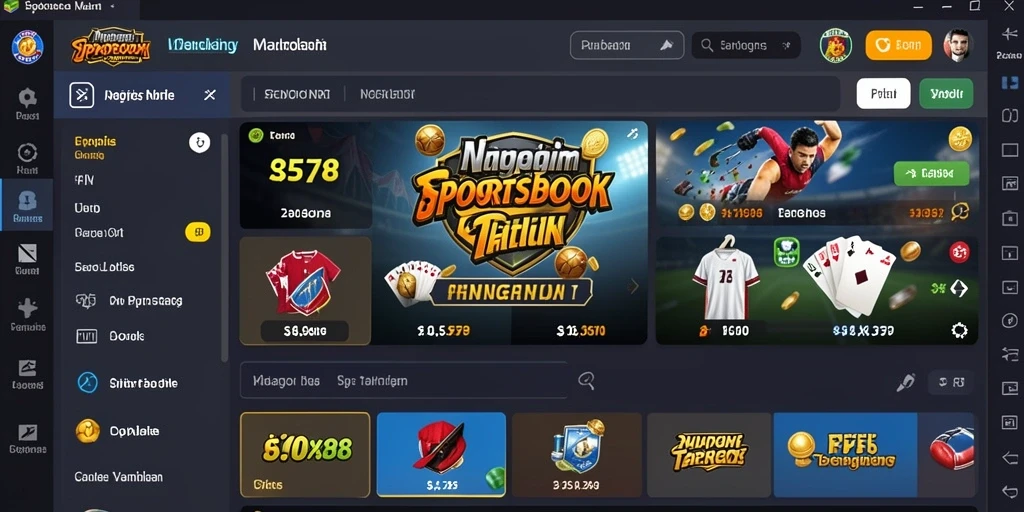 Tampilan menarik dari gameplay taruhan olahraga F7F7.