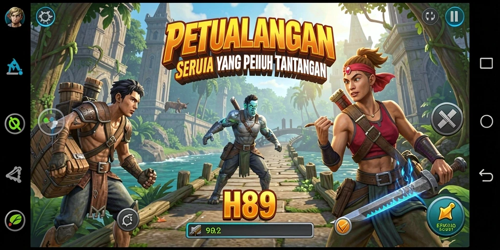 Gameplay H89 menampilkan petualangan seru di dunia yang penuh tantangan.