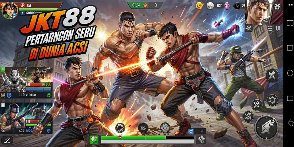 Tampilan gameplay seru dan menegangkan di JKT88.
