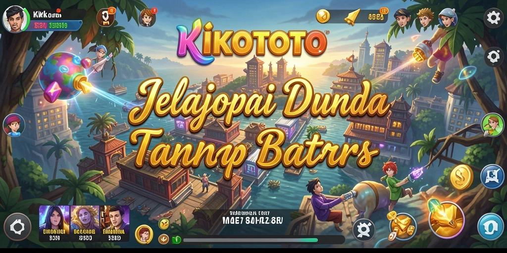 Tampilan gameplay KIKOTOTO yang mengesankan dalam dunia Open World.