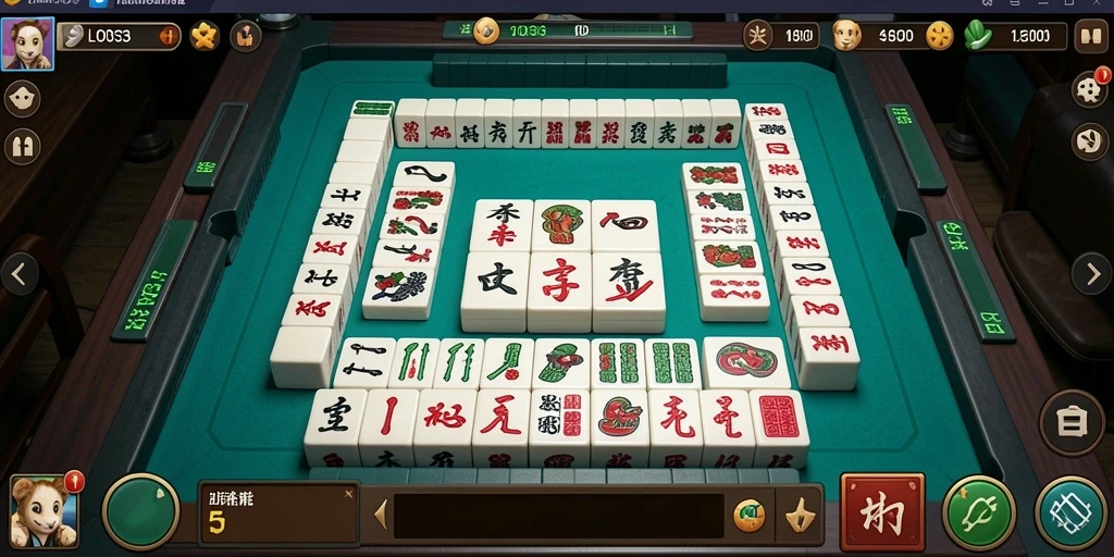 Tampilan gameplay menarik dari LOS303 di dalam permainan Mahjong.