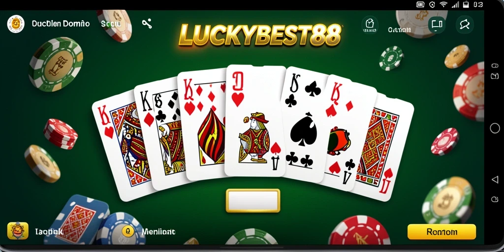 Tampilan gameplay domino yang seru dan interaktif.