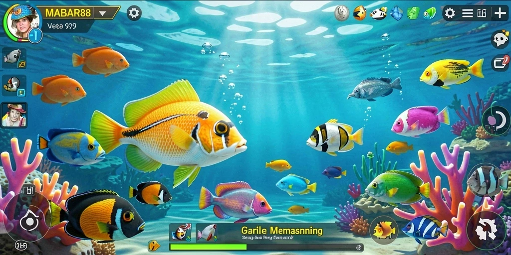 Gameplay menarik MABAR88 dengan pengalaman memancing yang seru.