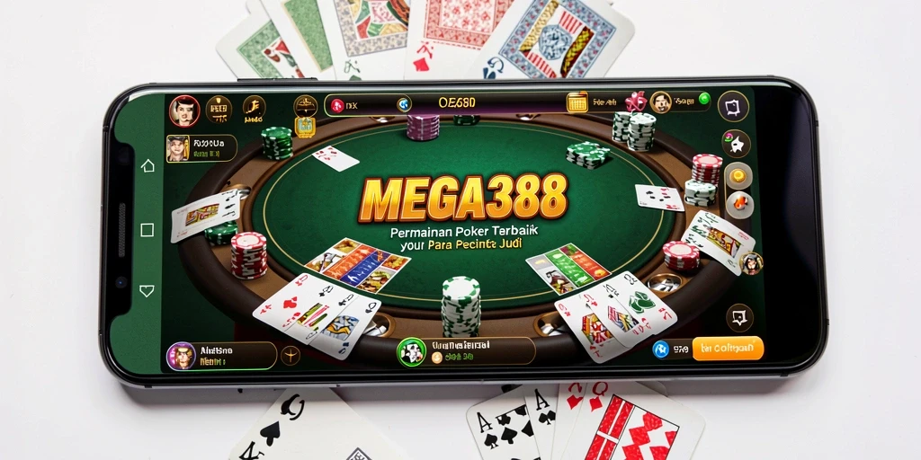 Tampilan gameplay Poker yang menarik di MEGA388.