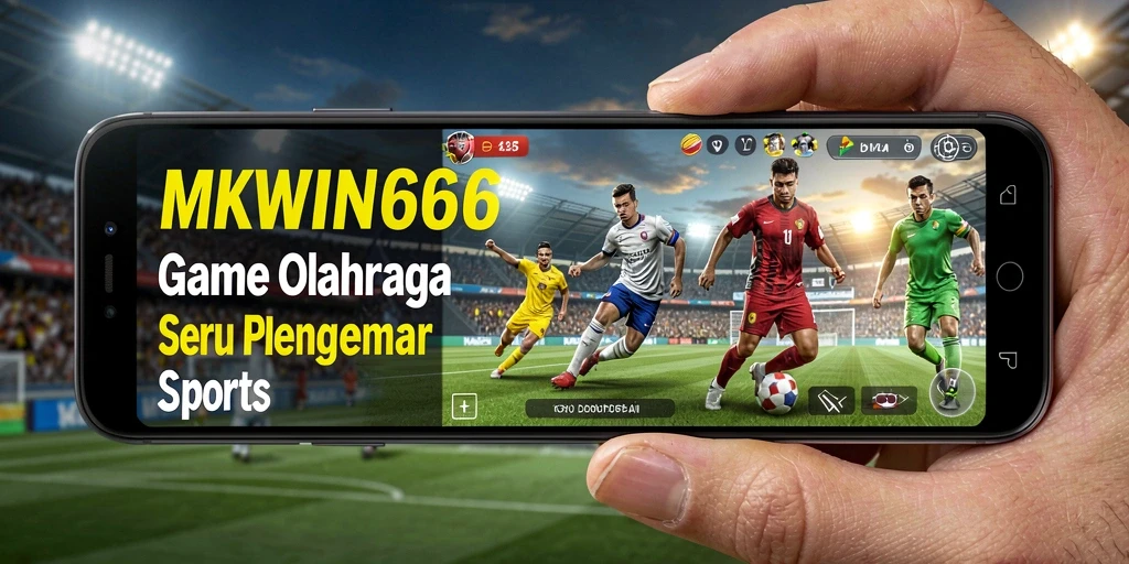 Tampilan gameplay MKWIN666 yang seru dan menarik di arena olahraga.