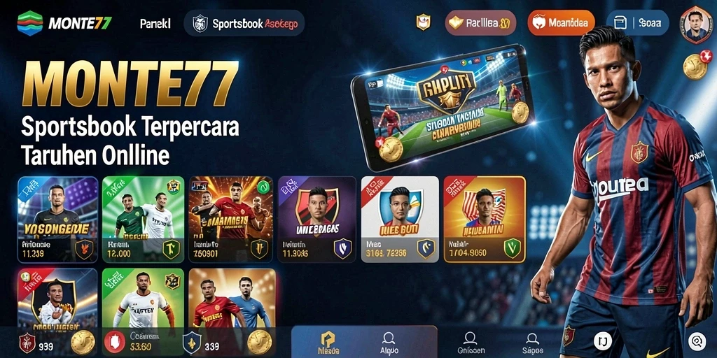 Tampilan gameplay MONTE77 yang menarik dengan fitur taruhan langsung.