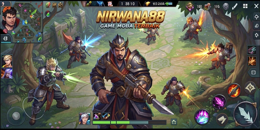 Tangkap momen seru dalam permainan MOBA NIRWANA88.