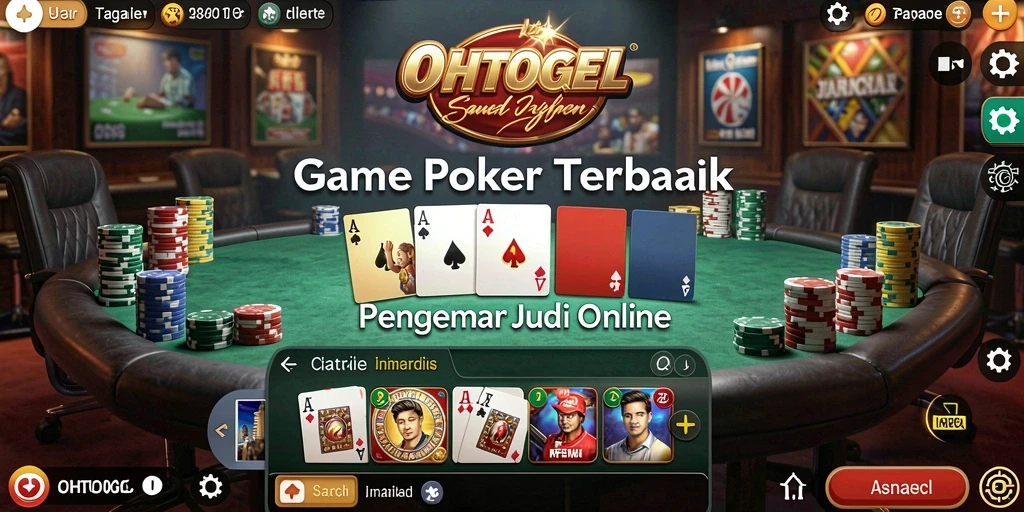 Tampilan menarik dari gameplay poker OHTOGEL.