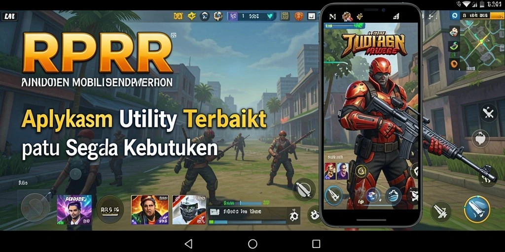 Tampilan aplikasi RPRR dengan fitur Utility yang lengkap.