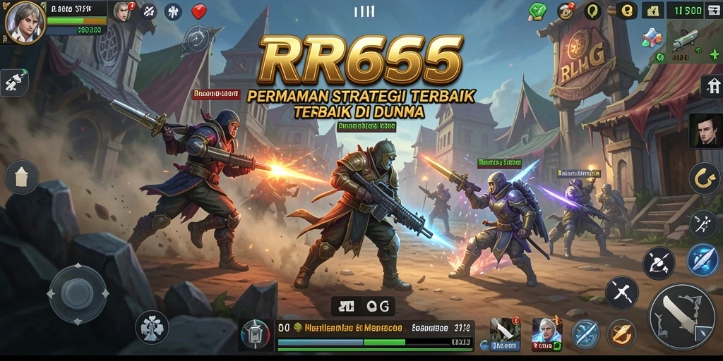 Screenshot gameplay menampilkan pertempuran strategis di RR666.