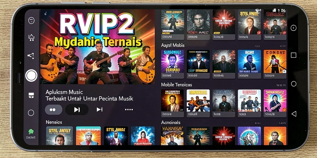 Tampilan gameplay aplikasi RVIP2 yang menarik dan interaktif.