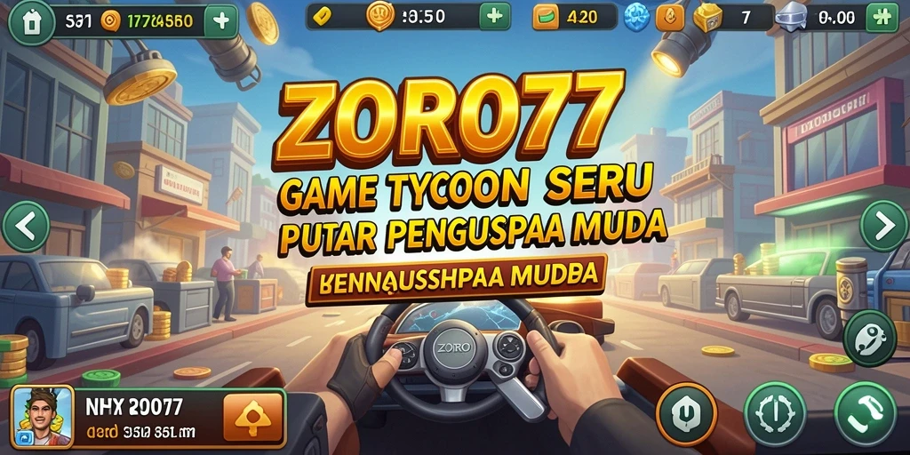 Tampilan gameplay ZORO77 yang seru dan interaktif.